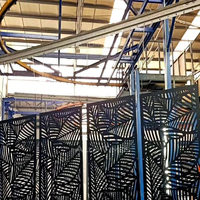Panneaux de façade perforés en alliage d'aluminium découpés au laser Alumtimes, modernes, imperméables et ignifuges pour mur-rideau extérieur