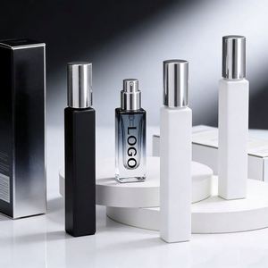 Flacons de parfum en verre dégradé mat 10 ml personnalisés à faible MOQ, noirs, blancs, caramel, givrés, atomiseurs portables pour marques de beauté - Product Image 1