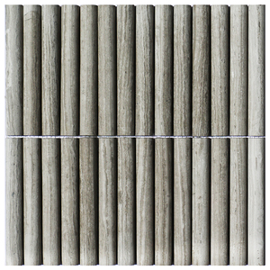 Piastrelle a mosaico ricurve 3D piastrelle a mosaico in marmo con texture di marmo per decorazione murale bagno e cucina Backsplash - Product Image 2