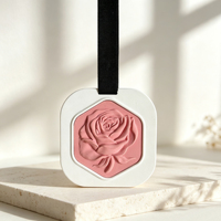 Pendentif en gypse personnalisable pour aromathérapie automobile, pierre d'aromathérapie pour chambre à coucher, désodorisant et parfum longue durée
