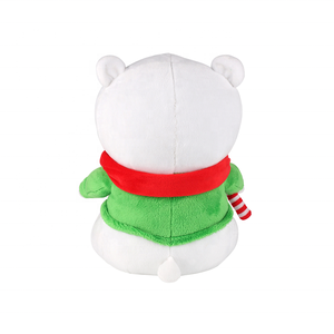 Oso de peluche suave personalizado juguete decoración de Navidad Animal de peluche con relleno de algodón PP hecho a mano por el fabricante - Product Image 5
