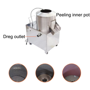Machine multifonctionnelle entièrement automatique à haute efficacité pour le lavage et le pelage des fruits, légumes et pommes de terre, pour la transformation alimentaire - Product Image 4