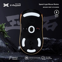 X-Raypad Jade Arc Shape Wear Resistant Speed Glide Universal 6.5mm 40Pcs Replacement Feet Fit GPW Viper Gaming Mouse Skates
