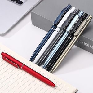 Hot Sale Wholesale Custom Logo Black Ink Plastic Gel <b>Pen</b> Bulk Assorted Custom <b>Colors</b> Luxury Stationery Office School - Product Image 2