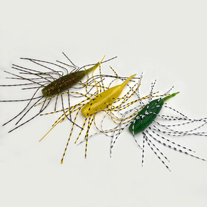 Nuovo Stile 9cm 8g 6 Colori Esche <span class=keywords><strong>Artificiali</strong></span> Morbide Affondanti in PVC a Lunga Gittata, a Forma di Larva, Bruco o Pupa Multi-antenna Salata <span class=keywords><strong>per</strong></span> <span class=keywords><strong>la</strong></span> <span class=keywords><strong>Pesca</strong></span> al Branzino - Product Image 2
