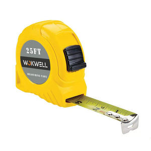 Ruban à mesurer rétractable ABS avec logo personnalisé Boîtier revêtu de caoutchouc antichoc pour les mesures impériales et métriques Ruban numérique - Product Image 1