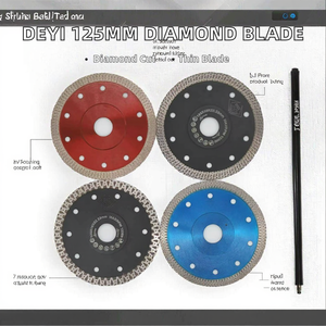 Disco de Corte de Diamante Ultrafino para Turbina Industrial, para Mármol y Ladrillo, Circular, 125 mm de Diámetro, 1 Año de Garantía, <span class=keywords><strong>Ebuy</strong></span> Note - Product Image 2