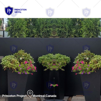 Jardinière en aluminium pour extérieur, taille standard ou personnalisée