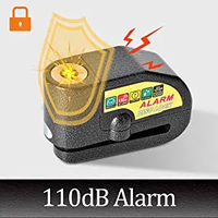 Vente en gros antivol sécurité moto 110d serrure de frein à disque vélo électrique moto disque d'avertissement serrure d'alarme
