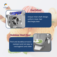 Congélateur à crème glacée commercial, machine à fabriquer la crème glacée, machine à crème glacée dure
