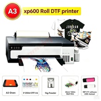 Imprimante DTF A4/A3 pour T-shirts Epson XP600 (8,5/13 pouces) 100-240V Tout-en-un avec four DTF et film DTF pour l'impression de vêtements