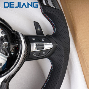 Volant en cuir perforé en fibre de carbone <span class=keywords><strong>Relly</strong></span> pour BMW E70 E81 E82 E90 E91 E92 E93 E87 E88 E89 E84, personnalisable, prêt à l'emploi - Product Image 6