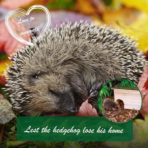 Maison de hérisson résistante aux intempéries 'Hut' Kit de construction Hôtel hérisson de jardin avec toit résistant aux intempéries Maisons et meubles pour animaux de compagnie - Product Image 6