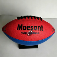 Ballon de football américain personnalisé avec logo, OEM, pour entraînement de ligue, jeunes et adultes, ballon de football américain imprimé sur mesure