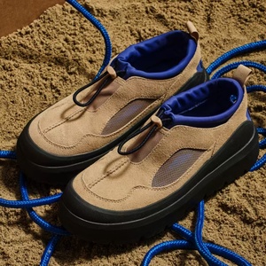 Zapatillas casuales de verano multicolor de gamuza y malla con suela gruesa y cordones a juego para realzar la altura, ideales para deportes al aire libre. - Product Image 1