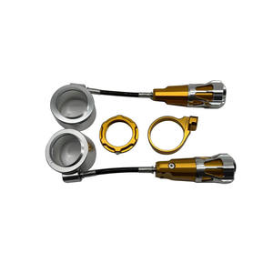 Juego de Ajustador de Precarga de Suspensión y <span class=keywords><strong>Altura</strong></span> de <span class=keywords><strong>Amortiguador</strong></span> Trasero Hidráulico de Aleación de Aluminio CNC RSP para Scooter y Motocicleta de Calle - Product Image 4