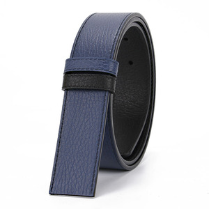 Người Đàn Ông Của Tốt Thay Thế Hai Mặt Saffiano Bò Ẩn Da Dây Đeo Thắt Lưng Với Không Có Khóa - Product Image 5