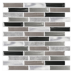 Gạch Ốp Tường Tự Dính 12 "X 12" Hỗn Hợp Màu Nâu Dính Trên Gạch Lát Nền Nâng Cấp Gạch Vinyl Dày Hơn - Product Image 6