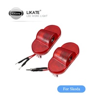 Lumière de bienvenue pour porte de voiture avec Logo, accessoire pour véhicule, pour Skoda Octavia Vrs, Octavia A5 2013 Octavia 2 3