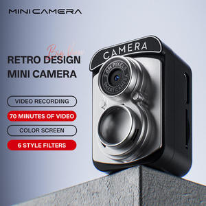 Mini caméra S132 2026 avec écran HD, caméra rétro ultra compacte avec flash, petite caméra vidéo pour étudiants, caméra de poche - Product Image 2