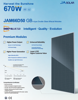 Nouveau module solaire JA Deepblue 5.0 650W JAM66D50