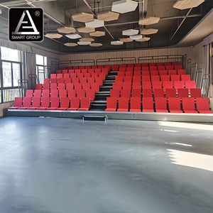 Tribune Retrattili Elettriche Intelligenti per Eventi Sportivi, Gradinate Telescopiche Pieghevoli per Interni, Sedute Retrattili per Stadi - Product Image 4