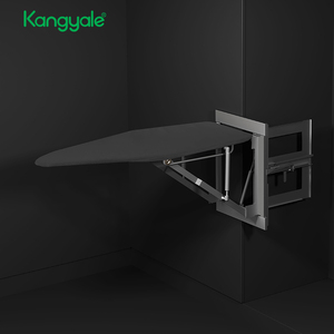 Kangyale treo tường tủ quần áo Bàn ủi kéo ra móc áo gấp - Product Image 2