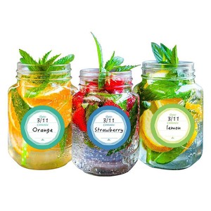 Round Waterproof Label <b>Sticker</b> For Food Storage <b>Kitchen</b> Freshness Preservation Detachable Paper Minimalist Design - Product Image 5