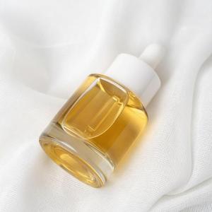 Botellas de Vidrio Transparente con Gotero, Tapas Blancas/Doradas, 45ml 60ml, para <span class=keywords><strong>Suero</strong></span> Cosmético y Aceites Esenciales, con Logotipo Personalizado - Product Image 6
