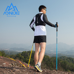 AONIJIE E4202 bâtons d'escalade de Sport tout en aluminium course <span class=keywords><strong>Cross</strong></span> Country bâton de Trekking pliant plein air poids léger Alpenstocks - Product Image 3