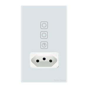 Interruptor inteligente estándar brasileño y enchufe inteligente combinados, compatibles con Alexa y WIFI para el hogar inteligente. - Product Image 1