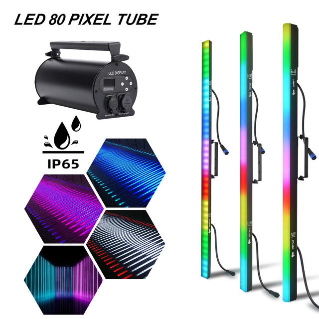 IP65 Waterproof Artnet DMX512 Control DJ Disco Party Stage Effect Wash Light RGB 3IN1 LED Pixel Bar for Wedding KTV