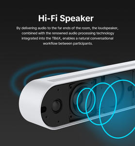 Caméra de réunion tout-en-un 4K AI TB6X avec cache de confidentialité et 4 micros sans fil extensibles, prise en charge maximale - Product Image 4