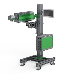 Струйный лазерный принтер 30 Вт 40 Вт 60 Вт CO2 Galvo Лазерная маркировочная машина для металлической трубки QR код печати KC160