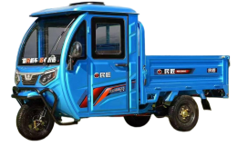 รถสามล้อไฟฟ้าแบบเปิด แบตเตอรี่ 30-50 กม./ชม. ยาง 10 นิ้ว ขนาด 2550*940*1300 มม. รับน้ำหนักได้ 200-300 กก. ระยะทางวิ่ง 50-70 กม. - Product Image 5