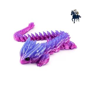 Figura <span class=keywords><strong>de</strong></span> Acción <span class=keywords><strong>de</strong></span> Dinosaurio Dragón Impreso en 3D Sin Dientes 2026, Juguete Ecológico <span class=keywords><strong>de</strong></span> PLA con Expresiones Coloridas - Product Image 4