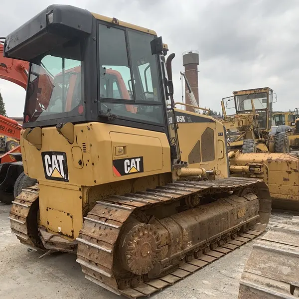 6 Way Blade CAT D5K รถแทรกเตอร์เกลี่ยดินไฮดรอลิกเต็ม,ใช้ CAT D5 Bulldozer