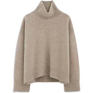 <span class=keywords><strong>Pull</strong></span> en <span class=keywords><strong>cachemire</strong></span> pur de montagne 100% pour femmes coréennes, col roulé, style décontracté, ample, <span class=keywords><strong>grande</strong></span> <span class=keywords><strong>taille</strong></span>, fortement recommandé - Product Image 1