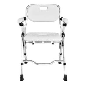 Household Folding Stainless Steel Elderly Adult Potty Chair Pregnant Women Reinforced Portable Toilet Mobile - Product Image 2