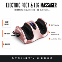 Masseur électrique pour pieds et mollets 2026, machine de massage Shiatsu à pétrissage profond avec thérapie du talon et des points d'acupuncture et contrôle de la minuterie pour la maison