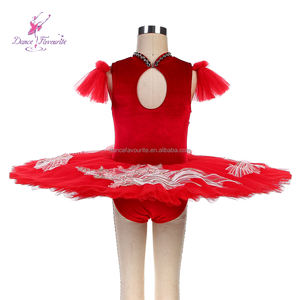 ชุดบัลเล่ต์บัลเล่ต์ BLL608นักบัลเล่ต์หญิงหญิงหญิงชุดบัลเล่ต์ผ้ากำมะหยี่สีแดงชุดเจ้าหญิง - Product Image 2