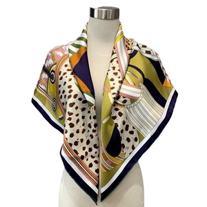 Double Side Contrast Color Twill 100% Mulberry <b>Silk</b> <b>Square</b> <b>Scarf</b>, Wholesale Luxury Women Fashion Shawl - Product Image 5