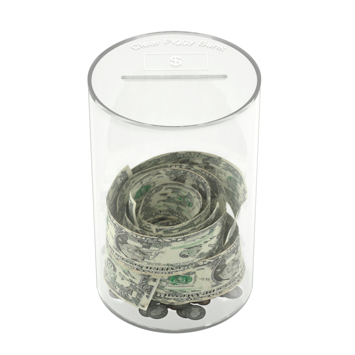 Индивидуальная прозрачная акриловая копилка, копилка для денег, копилка для монет для детей
