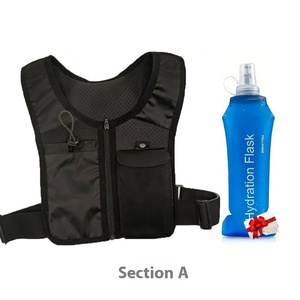 Custom <b>Reflective</b> Summer Cycling <b>Running</b> Backpack <b>Vest</b> Breathable Outdoor Sports Hydration Bag Jogging Backpack - Product Image 3