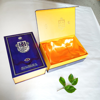 Caja de Vino Magnética Holográfica con Efecto Láser Personalizada Directo de Fábrica para Brandy, Champán y Whisky con Línea de Tela Satinada
