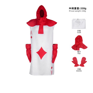 Fille garçon Halloween Poker mascotte dessin animé guerrier Cosplay drôle Costume pour adulte chevalier - Product Image 5