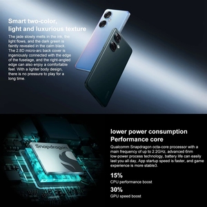 K11x 5G รุ่นใหม่ล่าสุด 8GB+128GB กล้อง 108MP ระบบสแกนลายนิ้วมือด้านข้าง แบตเตอรี่ 5000mAh หน้าจอ 6.72 <span class=keywords><strong>นิ้ว</strong></span> ระบบปฏิบัติการ ColorOS 13.1 โทรศัพท์มือถือ - Product Image 2