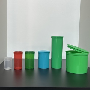 Vente en gros de flacons en plastique 6Dr-60Dr Medical Squeeze Pop Top Jar avec étiquetage et impression de bouchons à l'épreuve des enfants - Product Image 5
