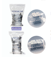 Labtex 15ml Tube de centrifugeuse à fond conique en plastique de laboratoire
