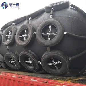 Dikirim ke kapal fender karet pneumatik fender floating tipe kVA dari Cina